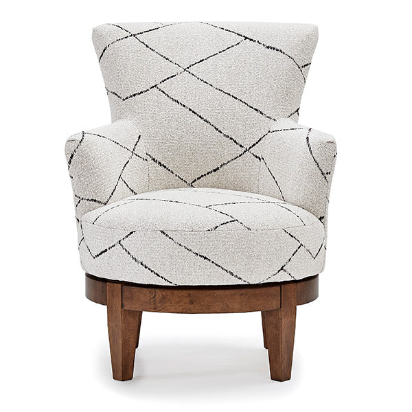 Best Home Justine Swivel Barrel Chair – view 5