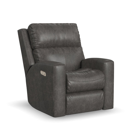 Score Leather Power Recliner with Power Headrest