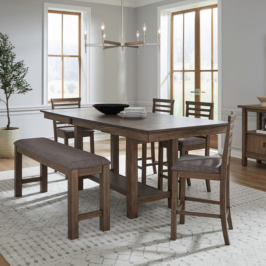 Brook Bay - 6 Piece Gathering Trestle Table