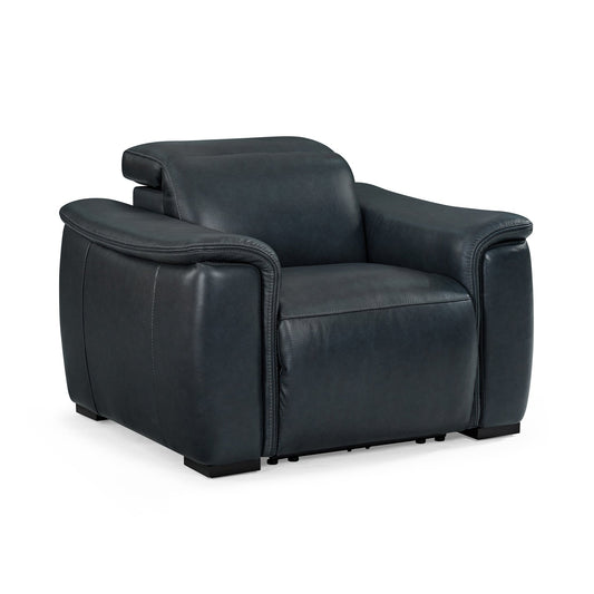 Camden Leather Power Recliner with Power Headrest