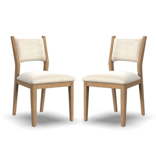 Normandy Pair of Upholstered Dining Chairs