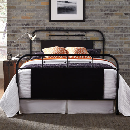 King Metal Bed - Black