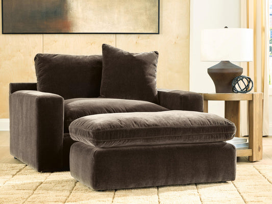 Maxton Heights Oversized Chair and Ottoman – view 2