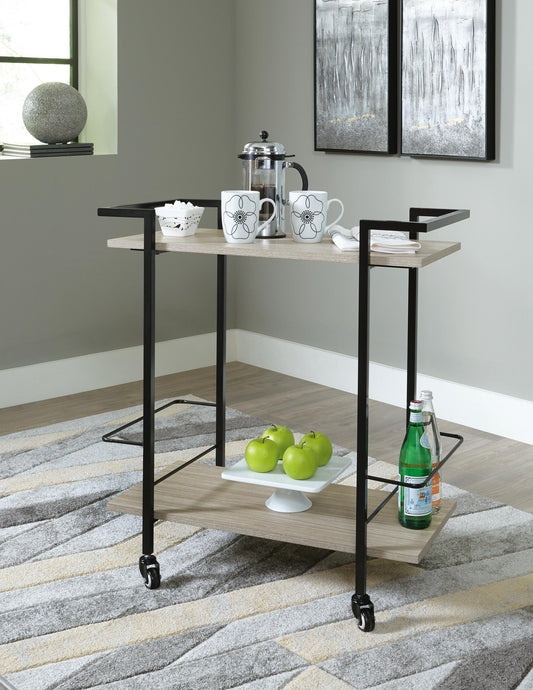 Signature Design by Ashley Waylowe Bar Cart - Vaughn Outlet Kankakee IL