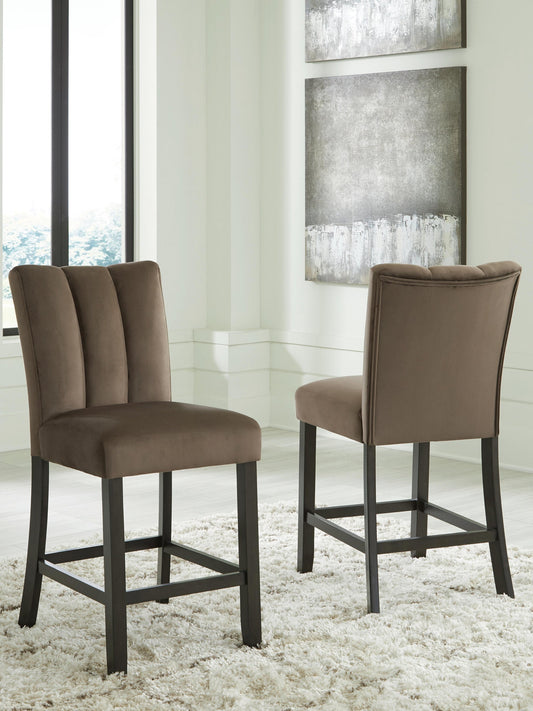 Signature Design by Ashley Jeshina Upholstered Barstool - Vaughn Outlet Kankakee IL