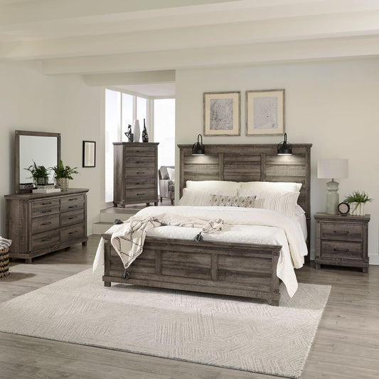 Lakeside Haven - Queen Panel Bed, Dresser & Mirror, Chest, Night Stand