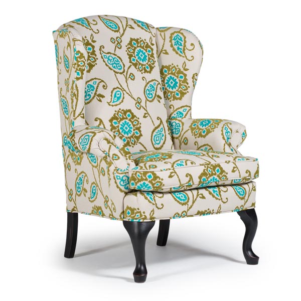 Best Home Sylvia Queen Anne Wing Chair