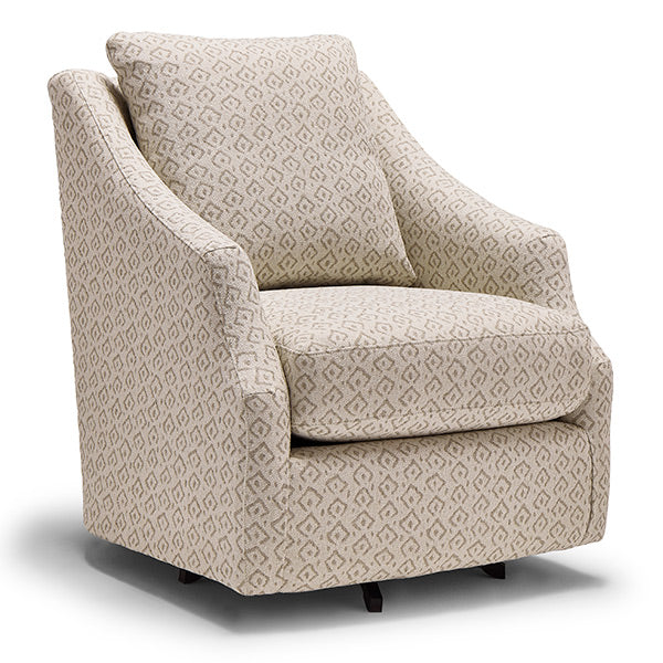 Best Home Flutter Swivel Barrel Chair – view 2
