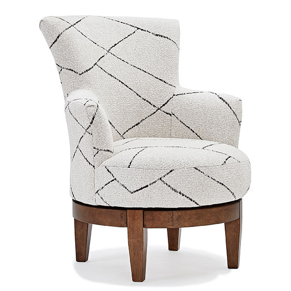 Best Home Justine Swivel Barrel Chair