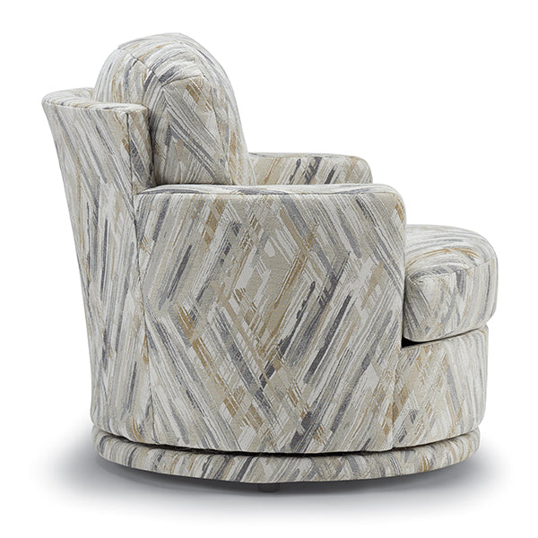 Best Home Skipper Swivel Barrel Chair – view 5