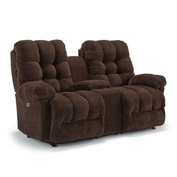 Best Home Everlasting Power Reclining Console Loveseat