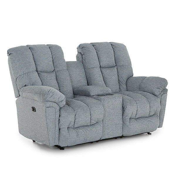 Best Home Lucas Reclining Console Loveseat