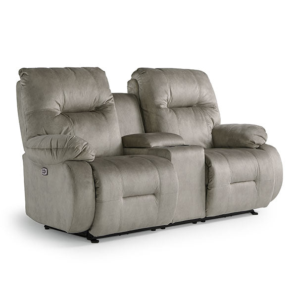 Best Home Brinley Reclining Console Loveseat