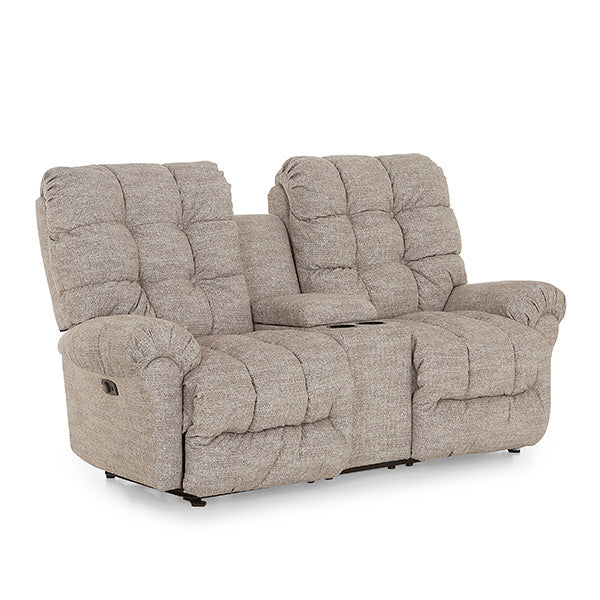 Best Home Corey Power Reclining Console Loveseat