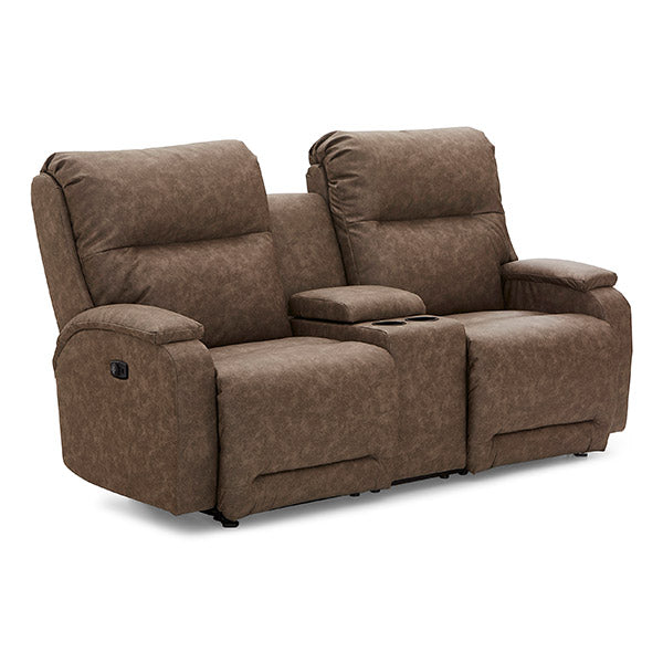 Best Home Maverly Reclining Console Loveseat