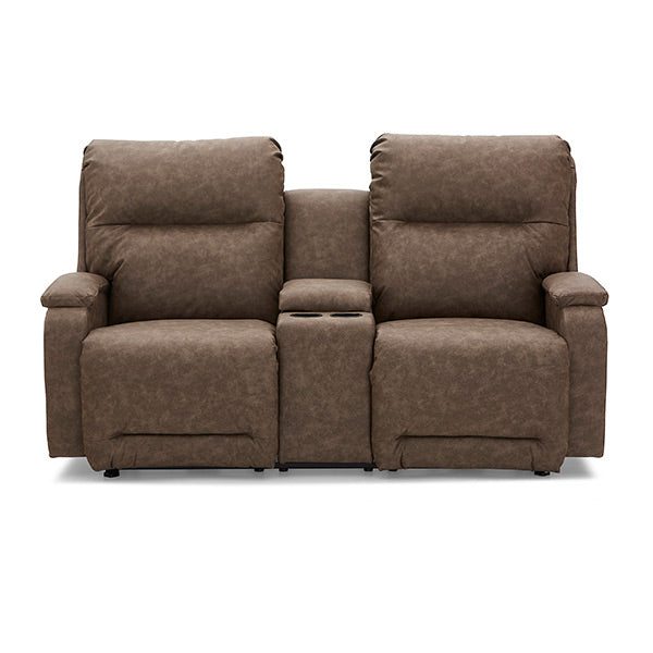 Best Home Maverly Power Reclining Console Loveseat – view 3