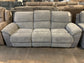Two-Tone Gray Reclining Sofa
