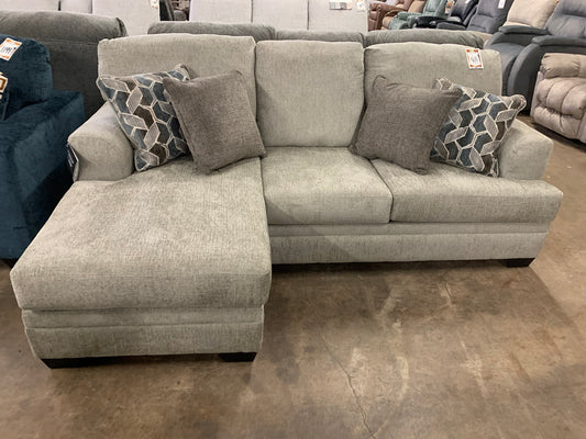 Gray Sofa with Chaise