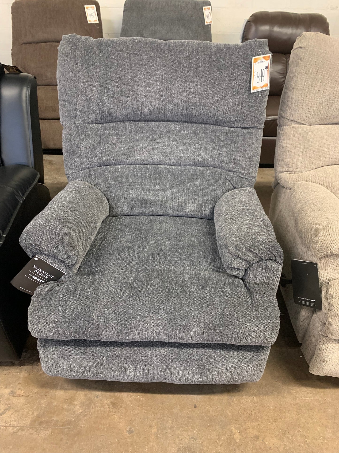 Charcoal Rocker Recliner (Ashley)