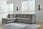 Marleton 2-Piece Sectional with Chaise Gray