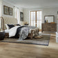 King Sleigh Bed, Dresser & Mirror