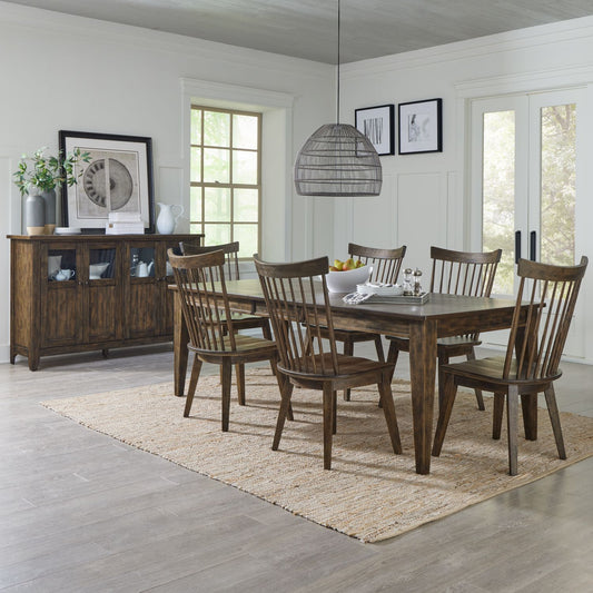 7 Piece Rectangular Table Set