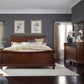 King California Sleigh Bed, Dresser & Mirror