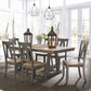 7 Piece Trestle Table Set