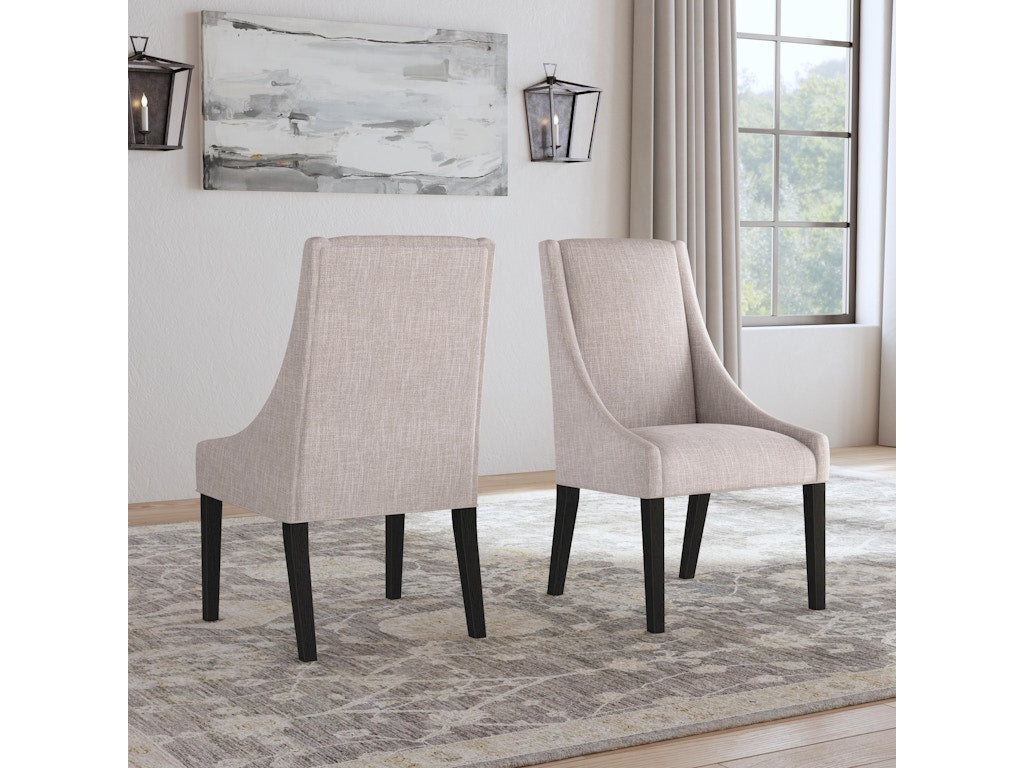Lattice Upholstered Dining Chair