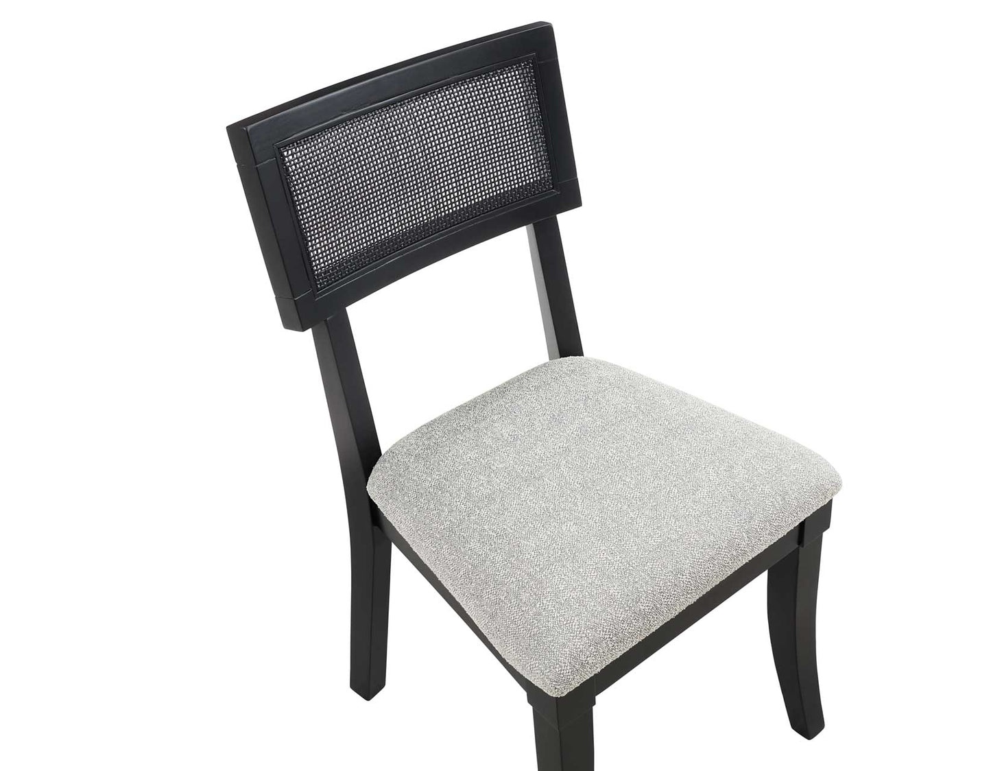 Colvin Cane Side Chair, Black