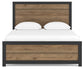 Vertani Queen Panel Bed with 2 Nightstands
