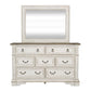 Abbey Park - King California Sleigh Bed, Dresser & Mirror, Chest