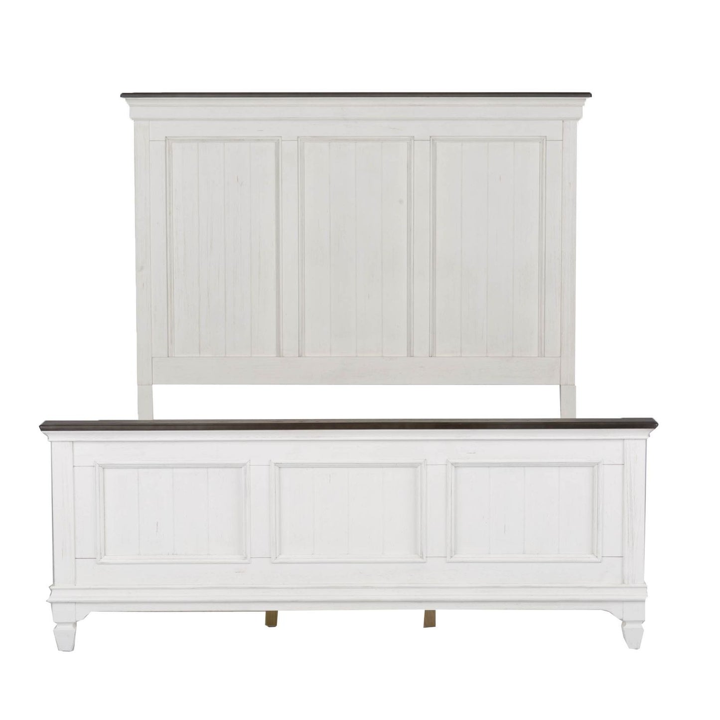 Allyson Park - King Panel Bed, Dresser & Mirror