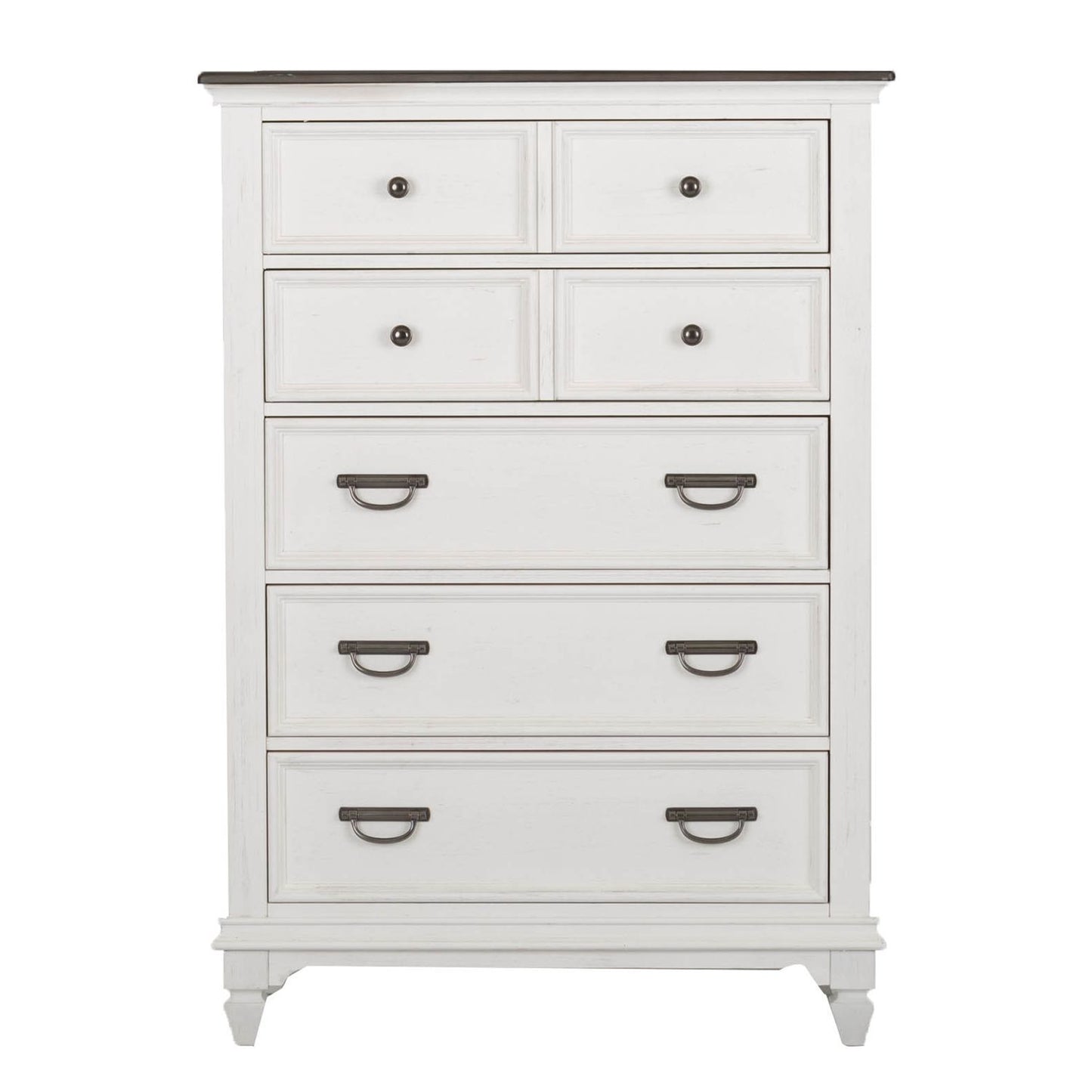 Allyson Park - Queen Panel Bed, Dresser & Mirror, Chest