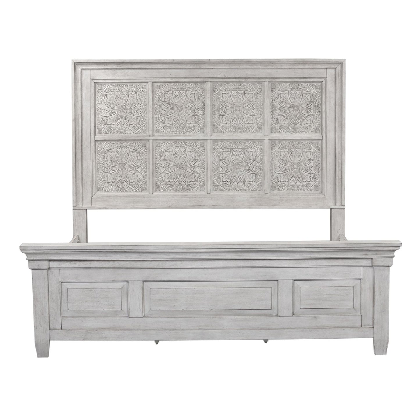 Opt Queen Panel Bed, Dresser & Mirror, Chest