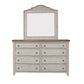 King Poster Bed, Dresser & Mirror