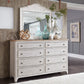 King Poster Bed, Dresser & Mirror, Chest