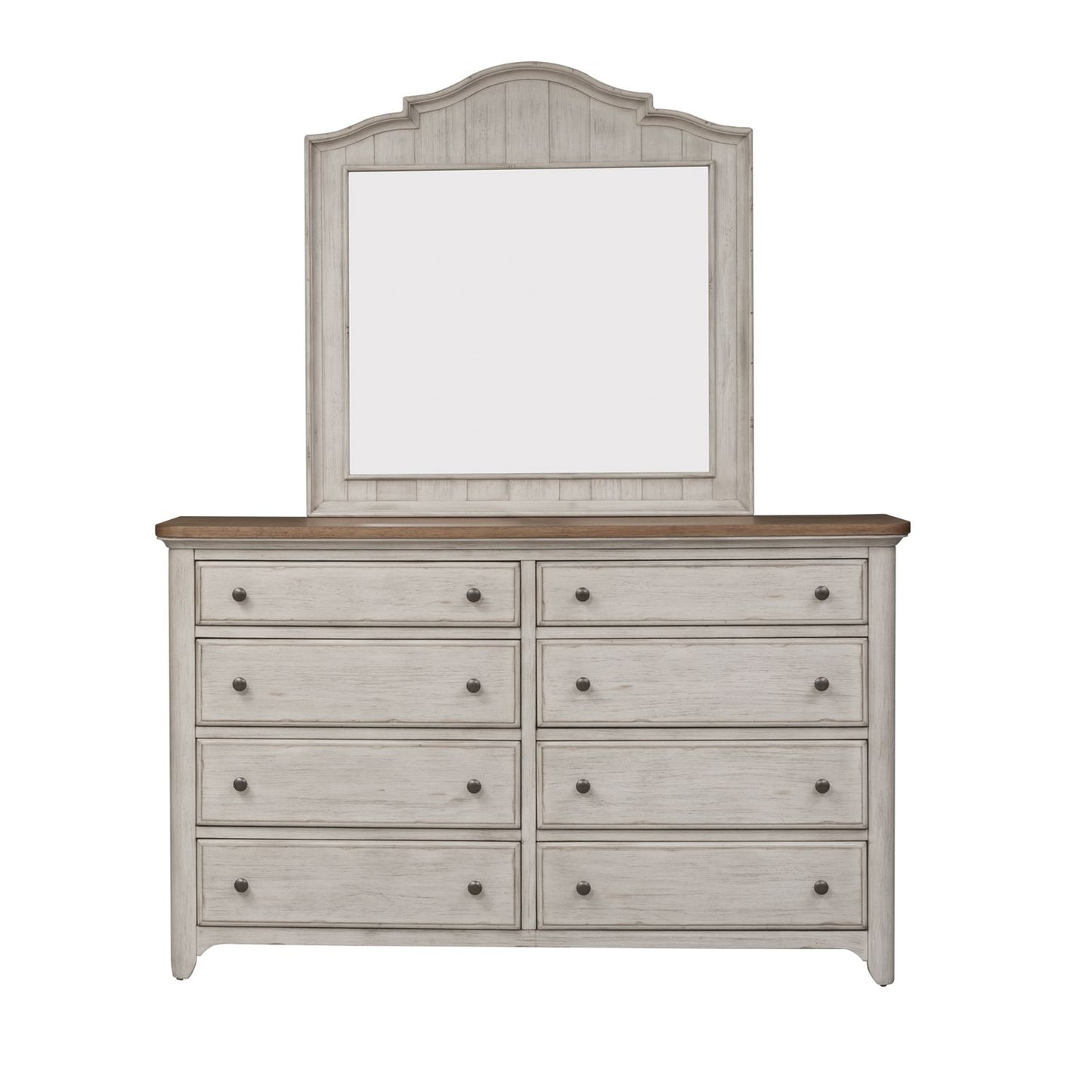 King Poster Bed, Dresser & Mirror, Chest