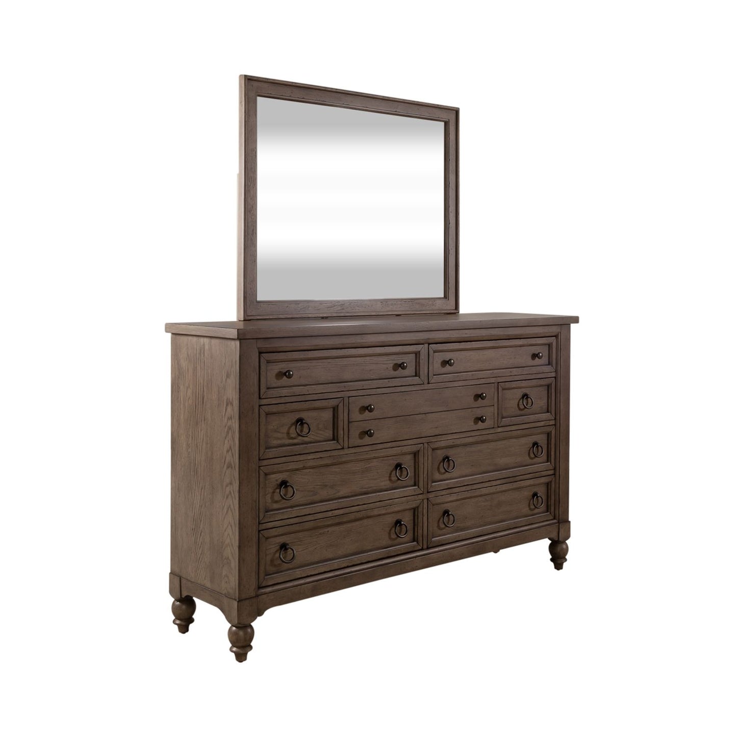 King California Sleigh Bed, Dresser & Mirror, Chest