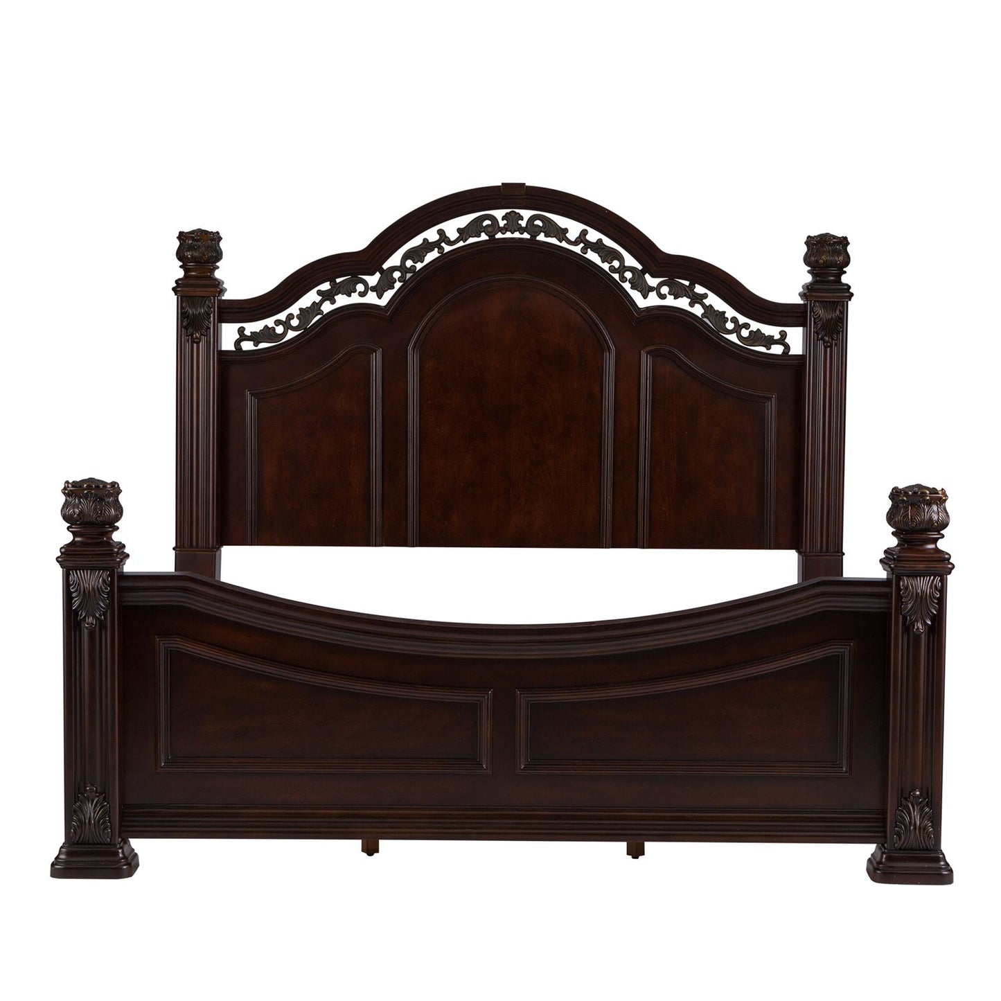 King Poster Bed, Dresser & Mirror, Chest