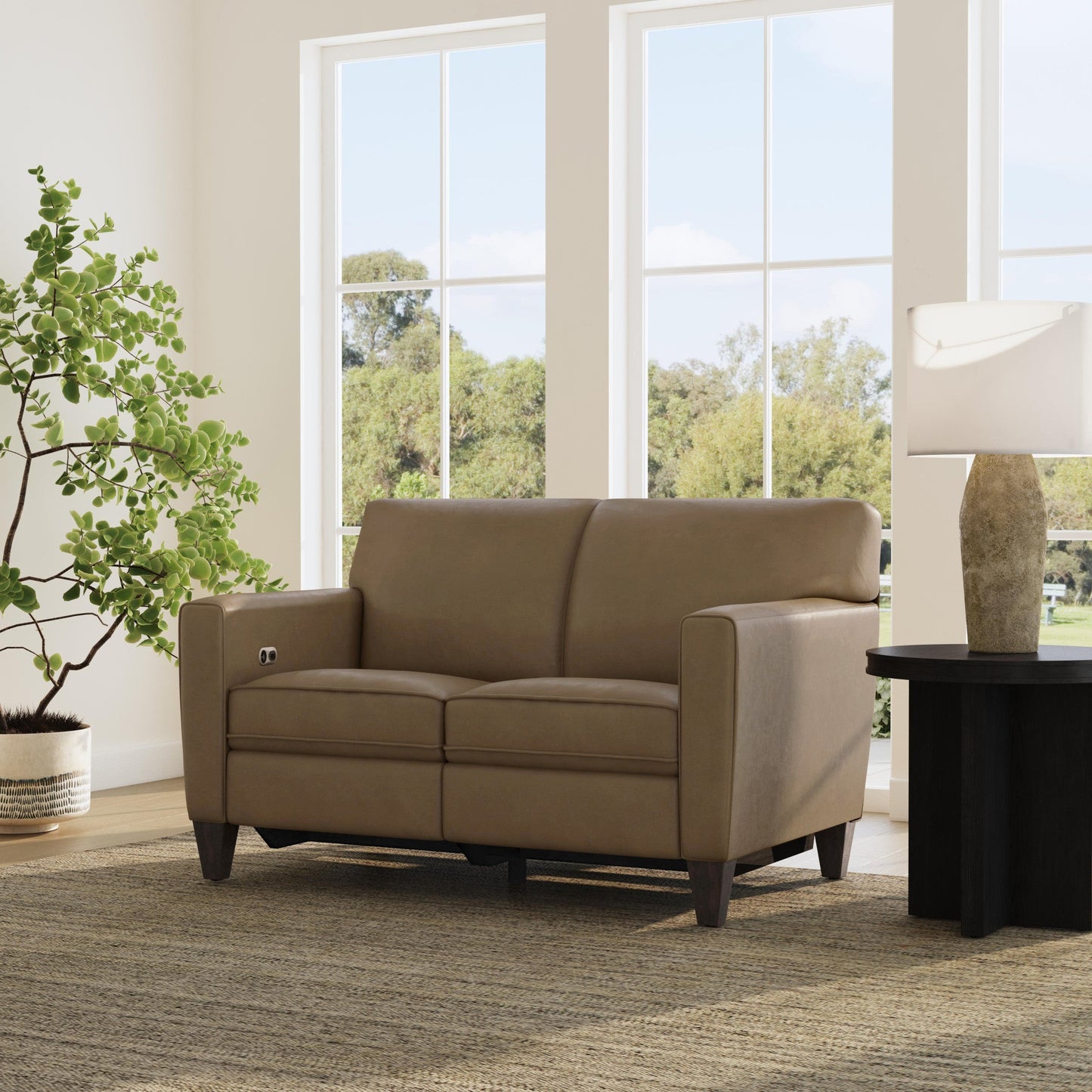 Digby Power Inclining Loveseat