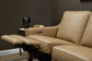Finley Leather Power Inclining Sofa