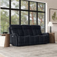 View Power Reclining Sofa with Console, Power Headrests & Lumbar