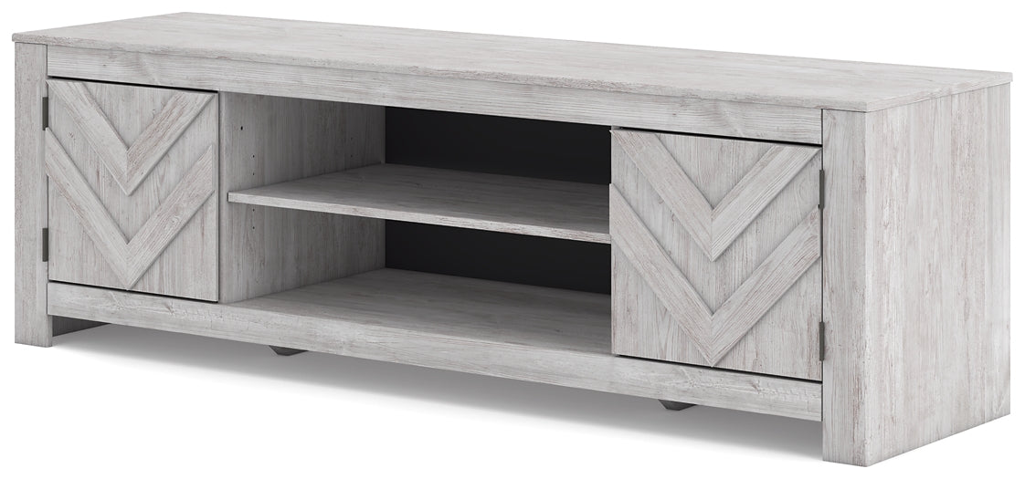 Cayboni LG TV Stand w/Fireplace Option