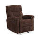 Classic Fabric Power Gliding Recliner with Power Headrest & Lumbar