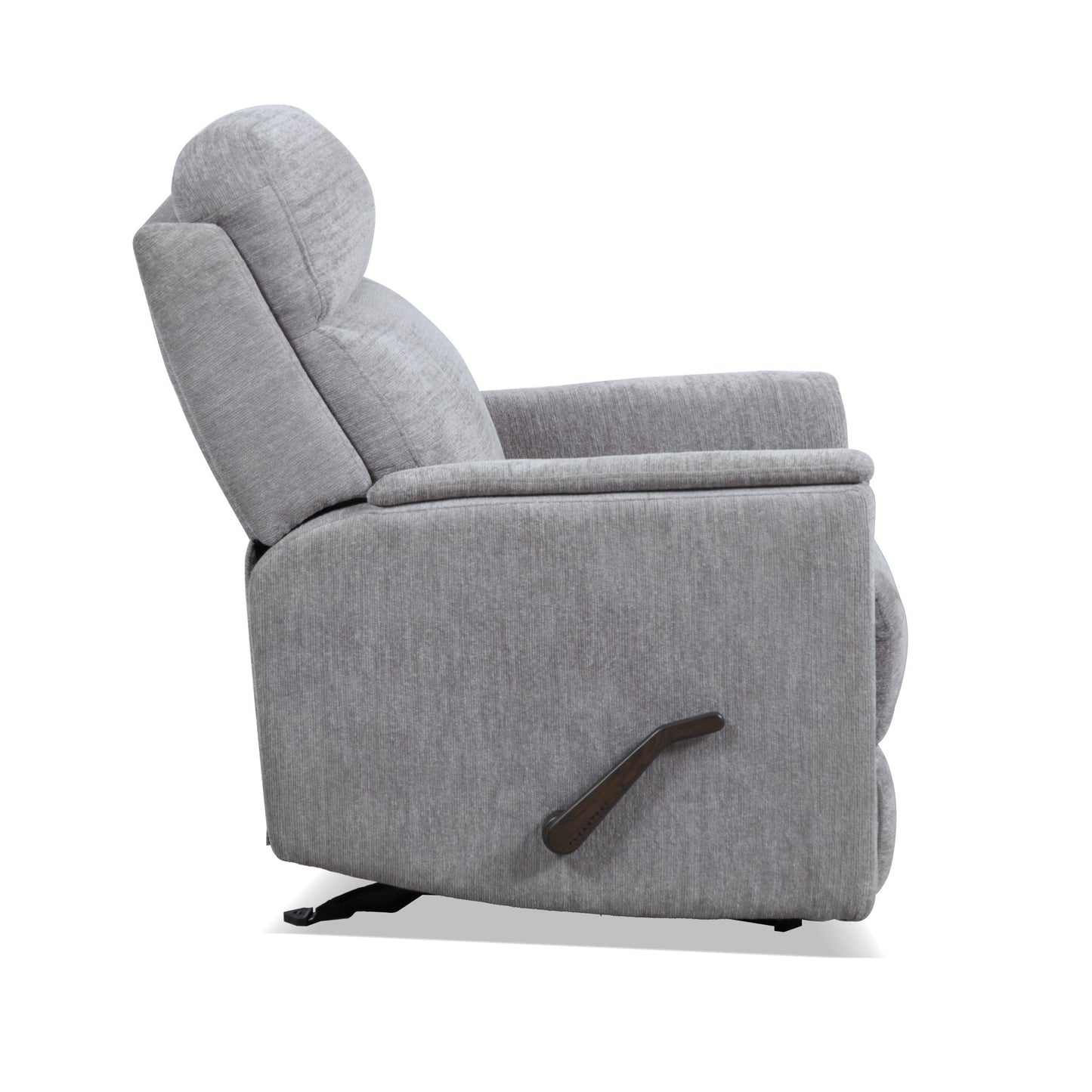 Compact Fabric Gliding Recliner