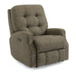 Devon Fabric Power Recliner with Power Headrest