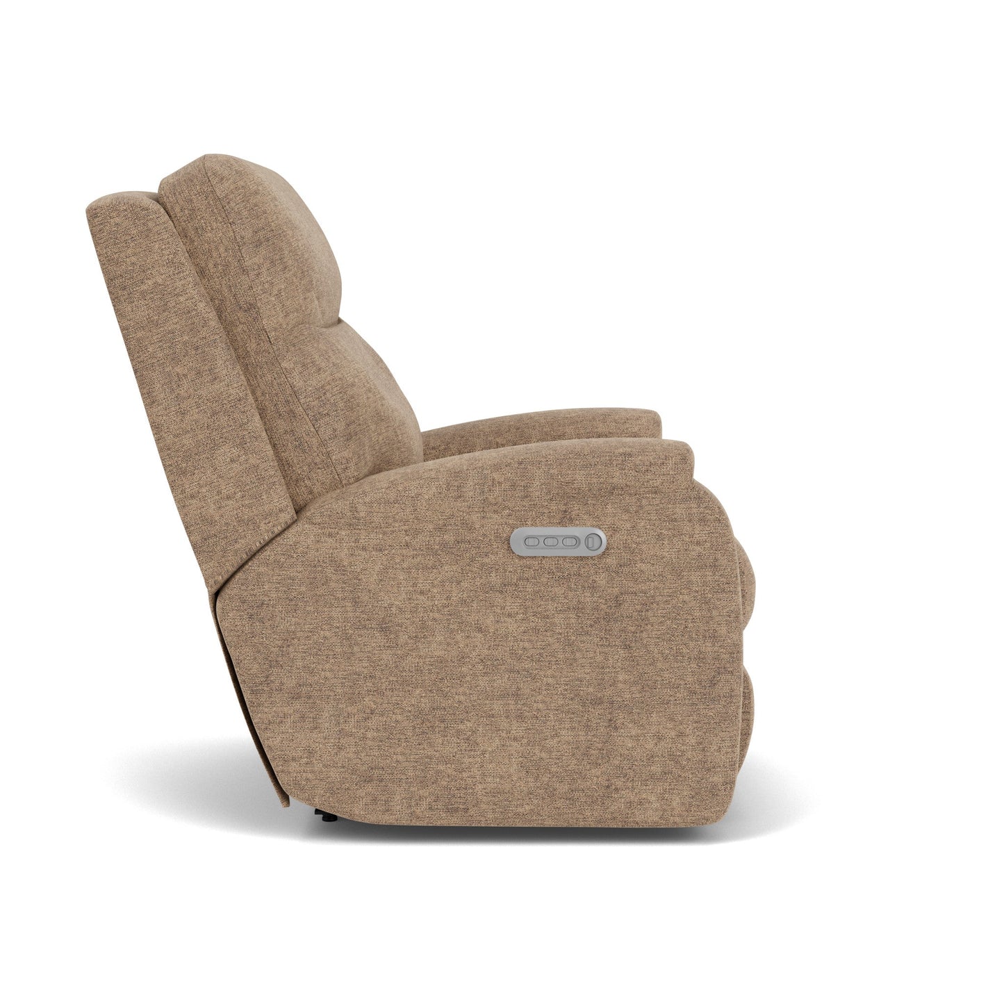 Penn Fabric Power Rocking Recliner with Power Headrest & Lumbar