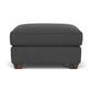 Carson Leather Ottoman