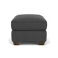 Carson Leather Ottoman